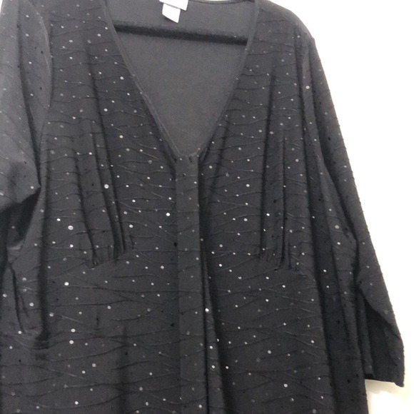 Jaclyn Smith Classic Black Knitwear - Picture 3 of 5